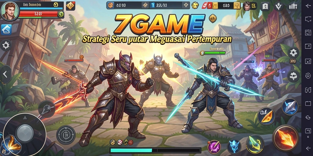 Tampilan gameplay menarik dari 7GAME yang penuh strategi.