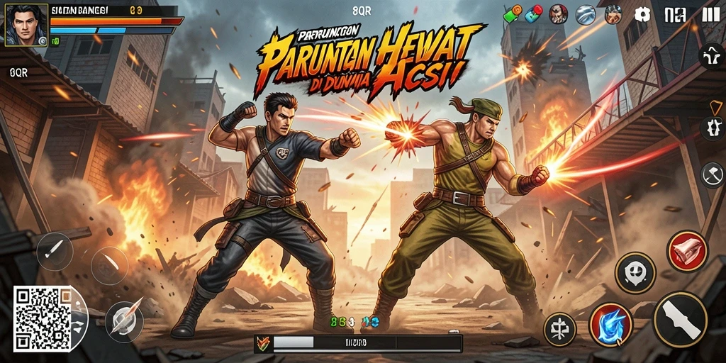 Tampilan gameplay yang mengesankan dalam 8QR.