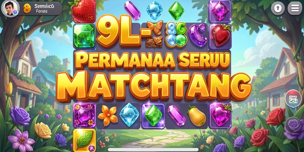 Tampilan gameplay <strong>9SL</strong> yang seru dan menantang di level Match-3.