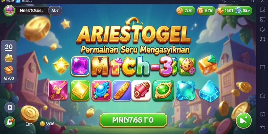 Gameplay ARIESTOGEL yang menawan dan penuh warna.