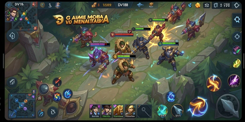 Tangkapan layar dari gameplay seru di DV188 dengan aksi menakjubkan.