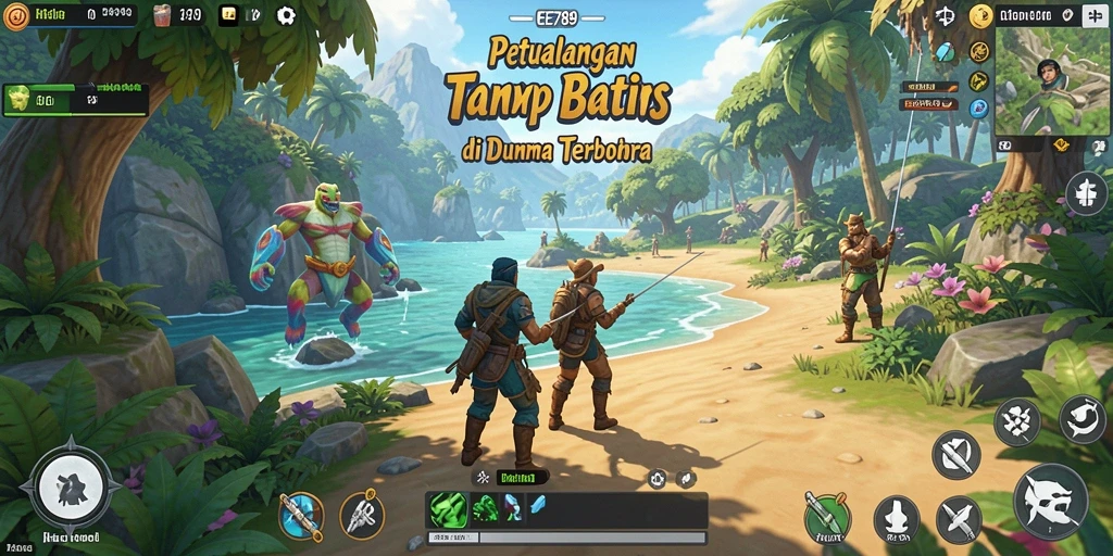 Gameplay menarik di dunia terbuka EE789 dengan grafik memukau.