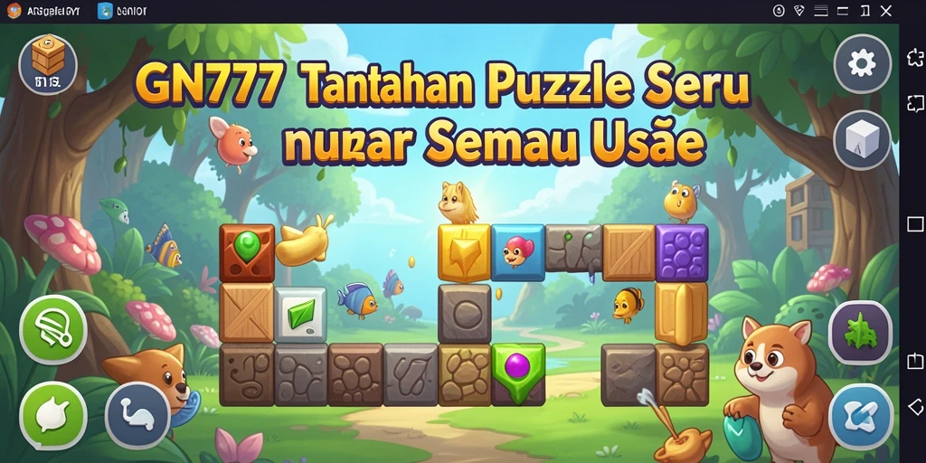 Tampilan gameplay puzzle GN777 yang seru dan menantang.