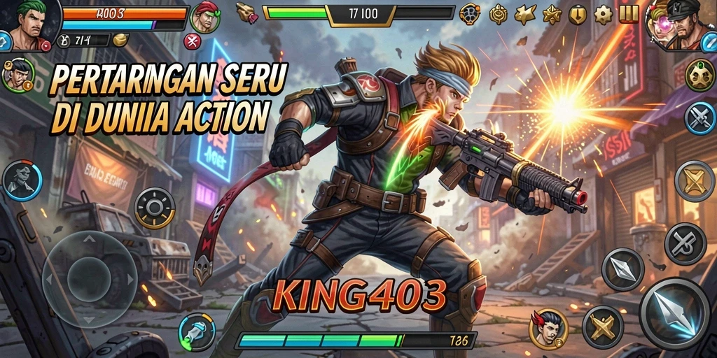 Tampilan gameplay KING403 yang intens dan mendebarkan.