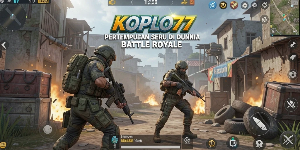 Tampilan gameplay seru di arena pertarungan KOPLO77.