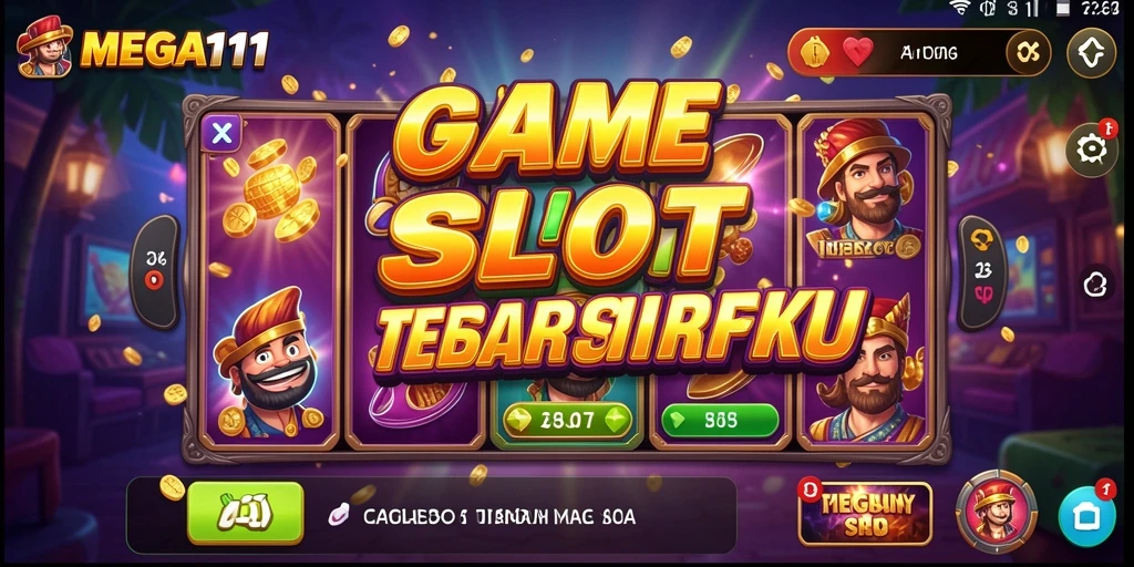 Screenshot MEGA111 menampilkan gameplay slot yang seru dan menarik.