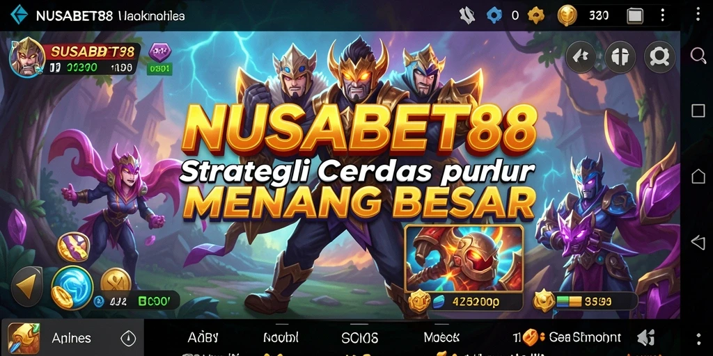 Screenshot NUSABET88 menampilkan aksi gameplay strategi yang intense.