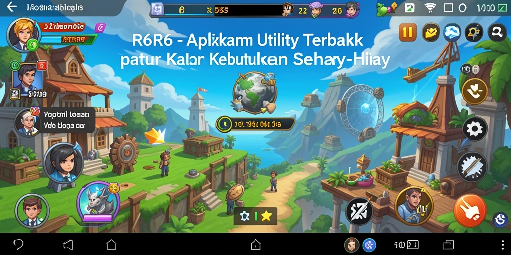 Tampilan antarmuka R6R6 yang modern dan fungsional