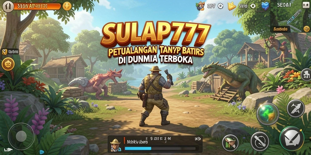 Gameplay SULAP777 yang penuh petualangan di dunia terbuka.